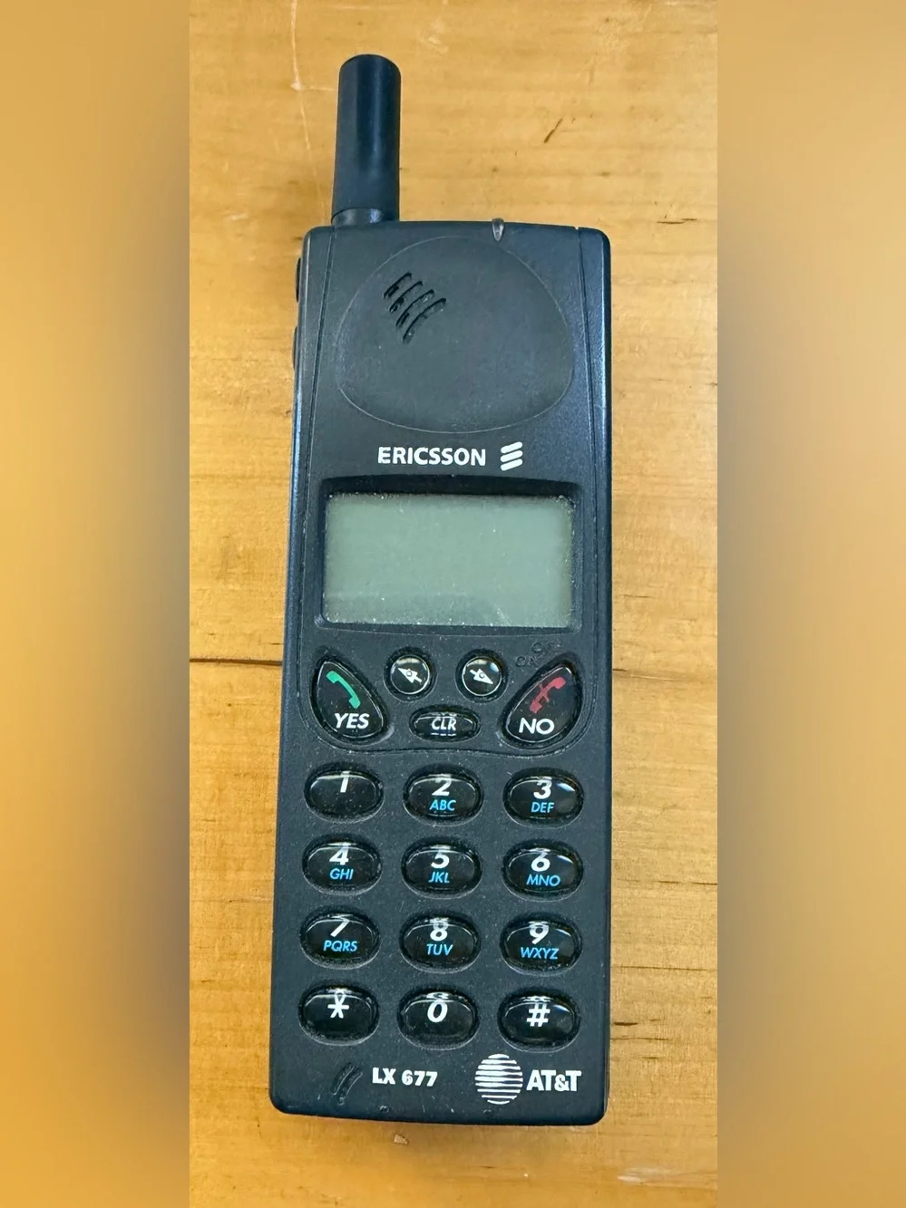 Vintage Ericsson Vintage Black Cell Phone with Yes/No Keys